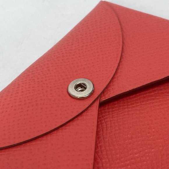 HERMES Two fold Calvi Business Card Holder Pass Case Card Case - Picture 2 of 12